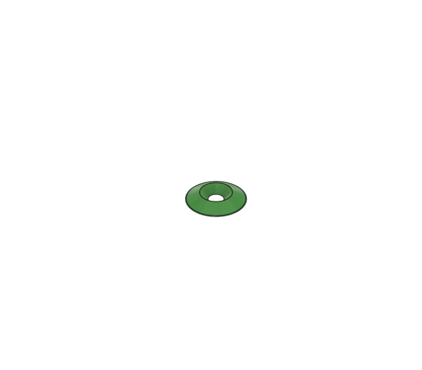 Verzonken Ring M8 PETG HARD