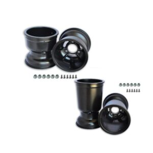Velgen Set Compleet 132-212 Aluminium (Zwart)