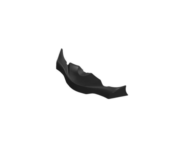 Bumperspoiler Zwart Agile CIK 2020